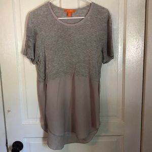 Joe Fresh Short Sleeve Grey Tunic